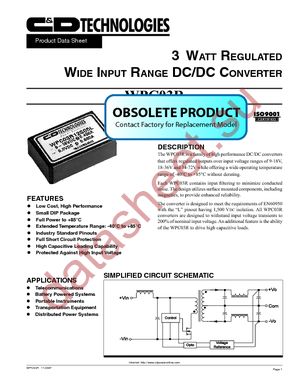 WPC03R12D15E datasheet  